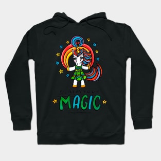 Claim Your Magic - Unicorn - Animals of Inspiration series Hoodie